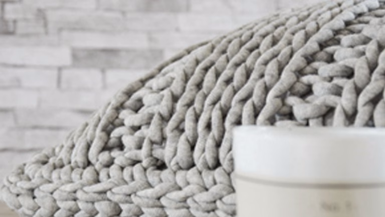 beautiful inspiration kissen veganes Garn MESH'made