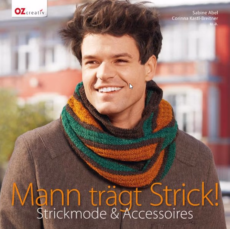 Mann trägt strick