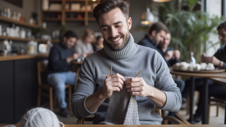 Maenner stricken Teil 1 - Stricken ist nicht (nur) Frauensache 1 Männer stricken