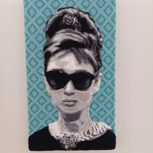 H+H Cologne Inspiration Innovation und Gemeinschaft 33 Will Chatlosh - Audrey Hepburn crocheted