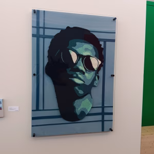 H+H Cologne Inspiration Innovation und Gemeinschaft 35 Will Chatlosh - crocheted portrait