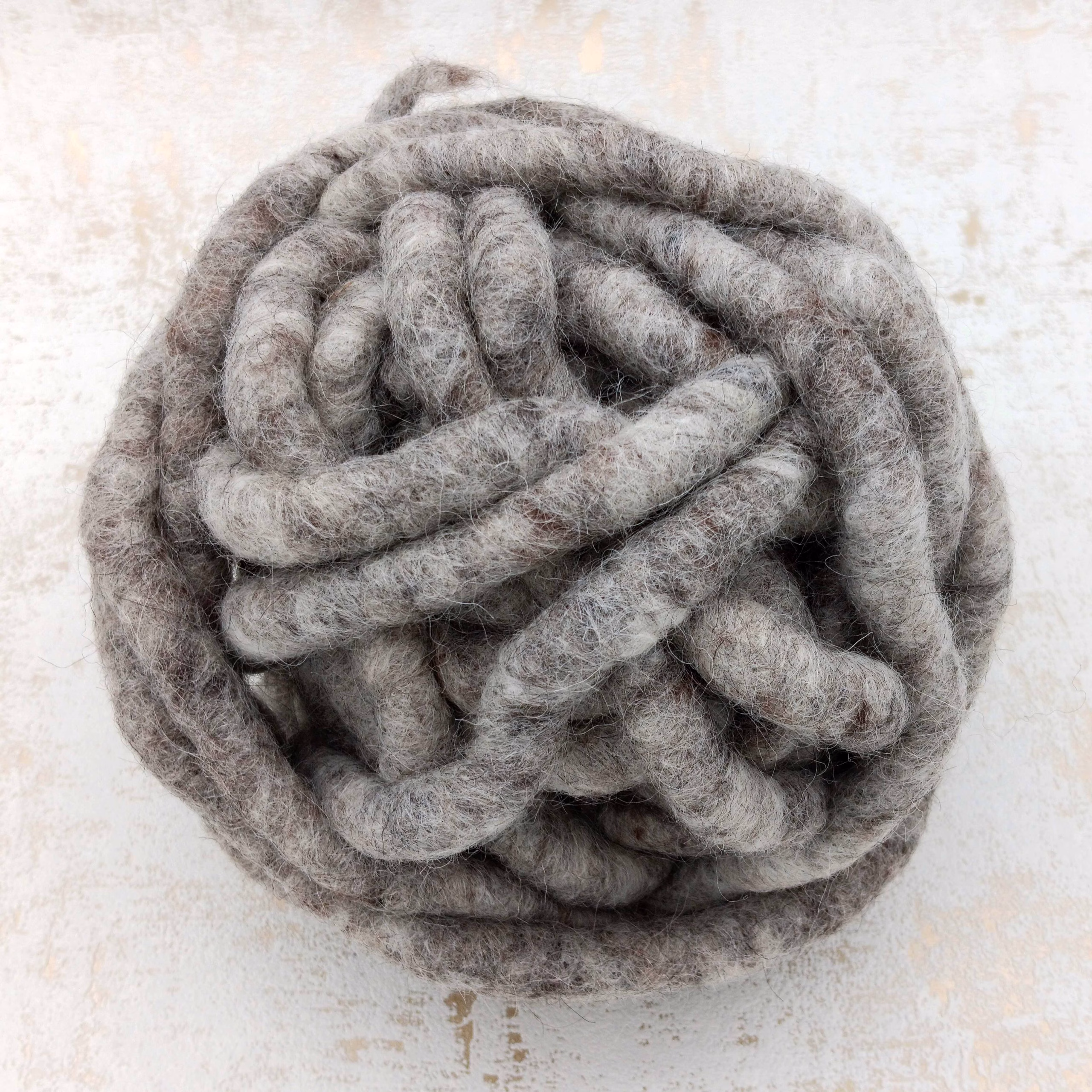 Garnstärke verstehen 26 Wool XXL mittelgrau